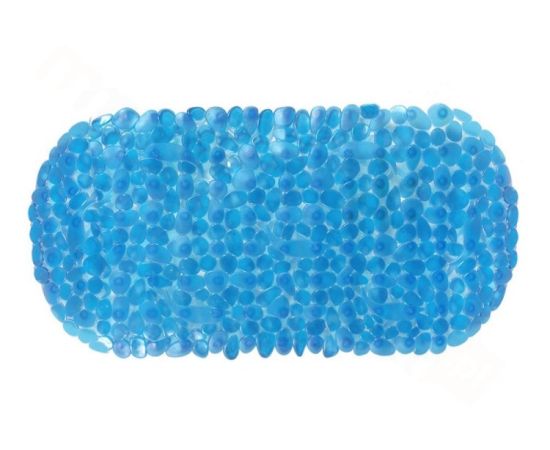 Коврик для ванной Bisk Mosaic 70955 36x69 см синий