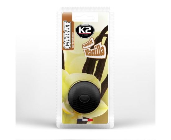 არომატიზატორი K2 Carat ტკბილი ვანილი საკიდი
