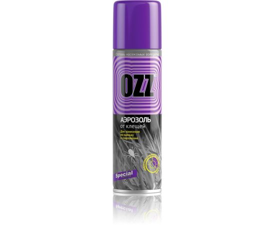 Repellent-acaricidal agent against ticks, mosquitoes, midges, mosquitoes, aerosol Ozz 150 ml
