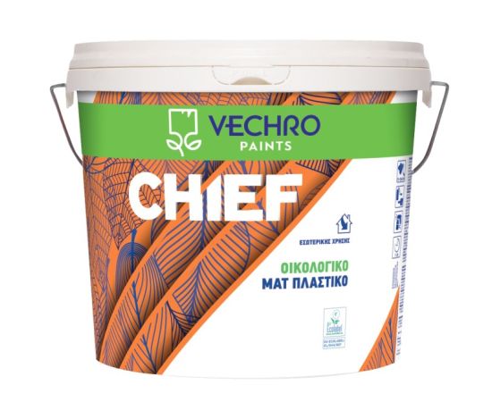 Краска водоэмульсионная Vechro CHIEF PLASTIC ECO 3 л