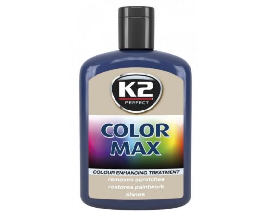 Краска автомобильная K2 Color Max 200 мл темно синяя (K020GR)