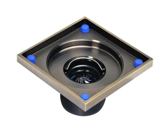 Floor drain with magnetic shutter MAGdrain FC10Q5-Q, polished 100x100 cm