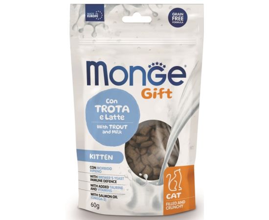 Treat for kitten trout and milk MONGE