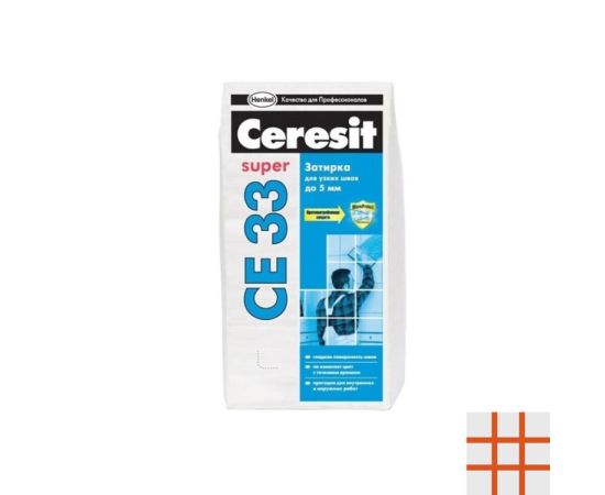 Затирка Ceresit CE-33 2 кг кирпич