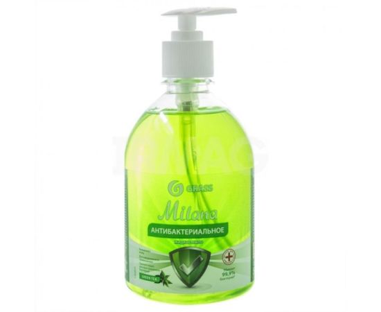 Antibacterial liquid soap Grass "Milana" Green tea 500 ml