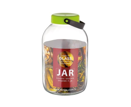 Jar with lid RENGA Macro 131858 3 l