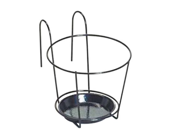Подвеска для цветов Metallurgica Buzzi Pot Holder with saucer Ø 15x12xh12 см