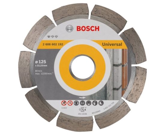 Алмазный диск универсальный Bosch Standard for Universal 125x22.23 мм