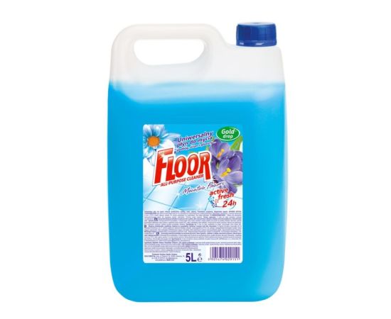Universal cleaner for all types of floors Gold drop Mountain Flower 5l