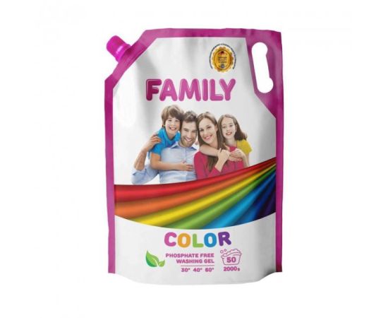 Гель для стирки цветной ткани Family 2000 г