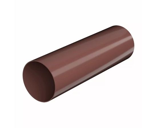 Труба водосточная Technonicol 82x3000 PVC коричневый глянцевый