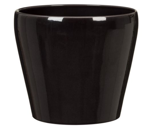 Ceramic pot for flowers Scheurich 800/15 NIGHT GREY