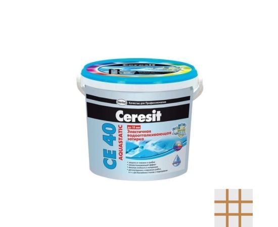 Затирка Ceresit CE-40 2 кг сиена