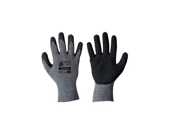 Gloves PERFECT GRIP BROWN latex, 10, BRADAS RWHC11