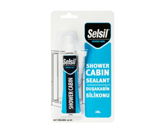 Silicon shower cabin transparent SELSIL SEL17-4315