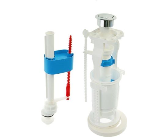 Set, ANI Plast WC6050M 1/2 fitting with side connection with metal button