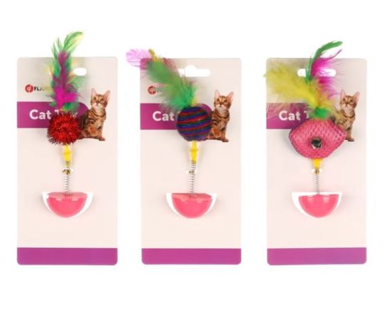 სათამაშო კატისთვის Flamingo Toy Poeky