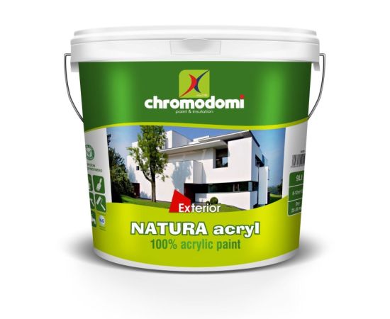 საღებავი აკრილის გარე გამოყენებისთვის Chromodomi Natura Acryl 15 ლ