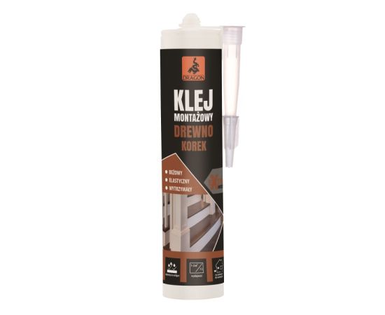 Mounting glue for wood and cork Dragon DKMDK280 280 ml