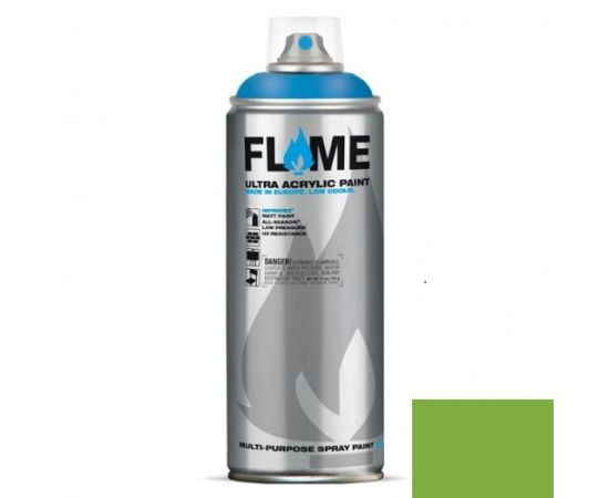საღებავი-სპრეი FLAME FB628 მწვანე ბალახი 400 მლ