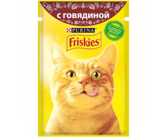 Корм для котов говядина Friskies 85 г
