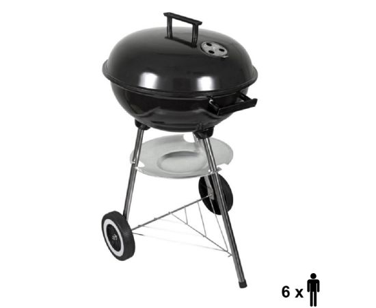 Barbecue with lid on wheels BoyScout 61252 40.5 cm