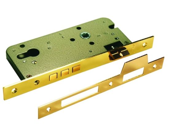 Lock for cylinder Morelli L03 PG with three crossbars - gold
