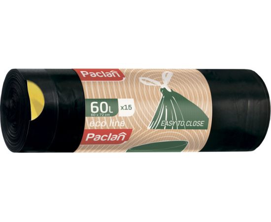 Пакеты для мусора Paclan Eco Line 60 л 15 шт