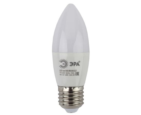 LED Lamp Era LED B35-9W-840-E27 4000K 9W E27