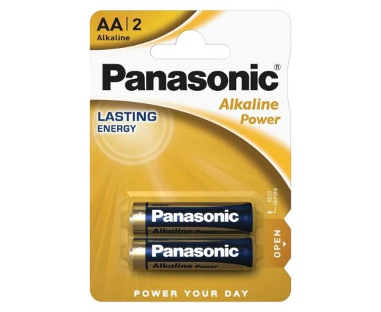 Батарейка Алкалиновая Panasonic Alkaline Power LR6 AA 2 шт