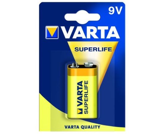 Батареика солевая VARTA Superlife 6LR61 9 V 1 шт