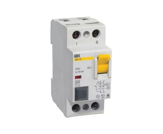 Автоматический дифференциальный выключатель IEK 16A 30mA 2P MDV10-2-016-030