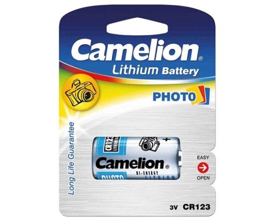 ელემენტი Camelion CR123-BP1R Lithium CR123 3V 1 ც
