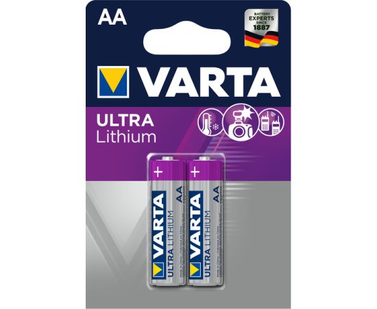 Battery Varta Lithium AA 2 pcs