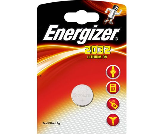ელემენტი Energizer CR2032 3V Lithium 1 ც