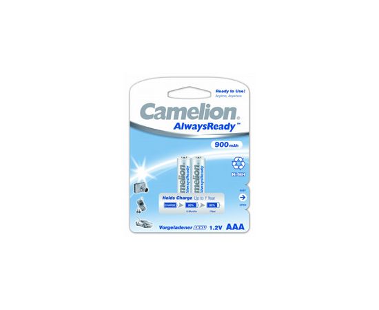აკუმულატორი Camelion  AAA ზომის 900მა 1.2ვ, 2ც