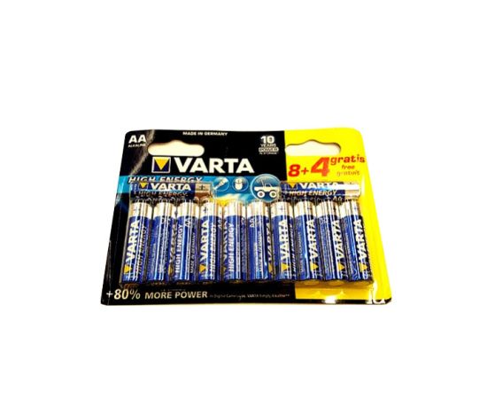 Батарейка VARTA Alkaline High Energy AA 1.5 V 12 шт