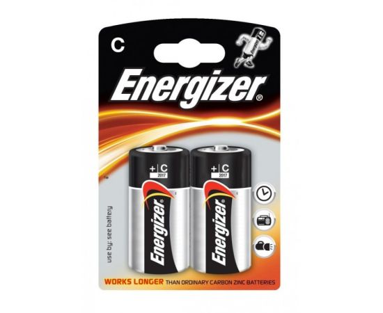 Battery Energizer Alkaline C LR14 2 pc