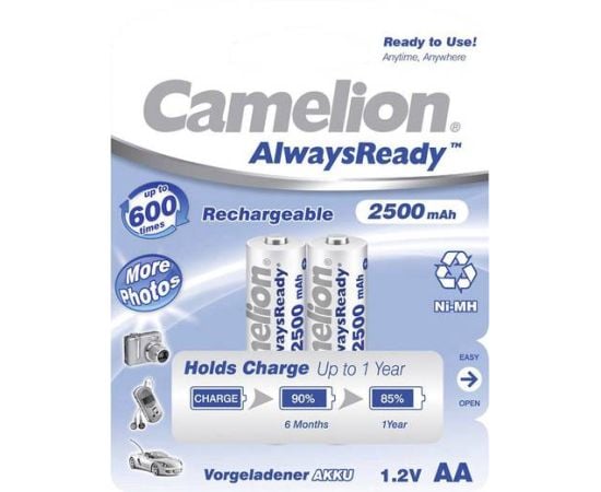 Rechargeable battery Camelion Always Ready AA 2500 mAh NiMH 2 pcs