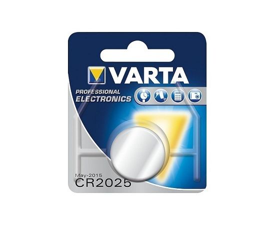 ელემენტი ლითიუმის VARTA CR2025 3 V 170 mAh 1 ც