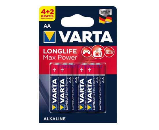 Батарейка VARTA Longlife AA 6 шт.
