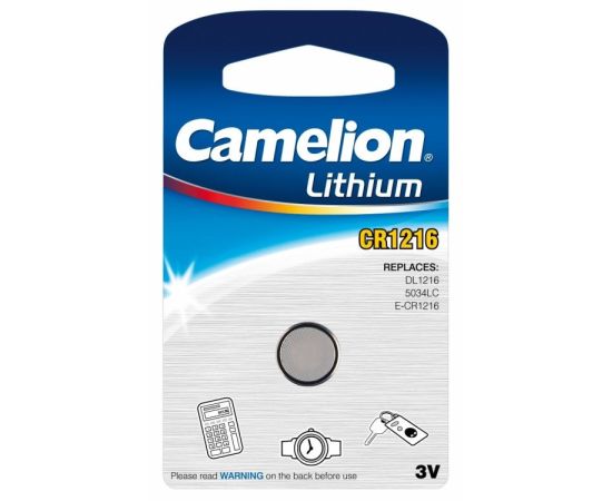 Battery Camelion Lithium CR1216 3V 1 pcs