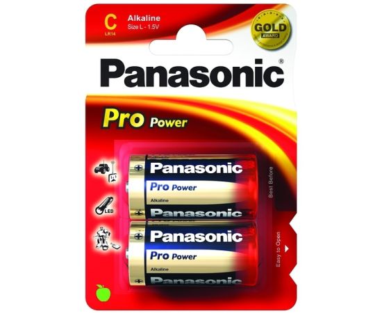 ელემენტი ალკალინი Panasonic LR14 ProPower С  2 ც