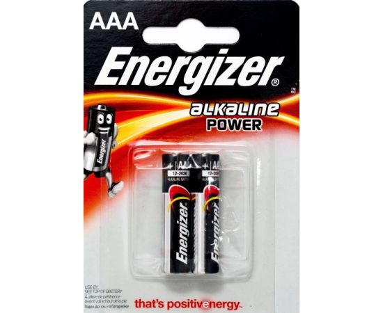 Battery Energizer AAA Alkaline Power 2 pcs