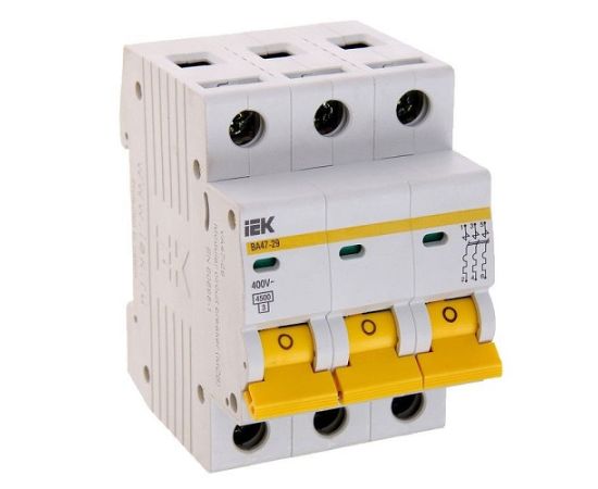 Circuit breaker IEK ВА47-29М 4,5kA 20A 3P C