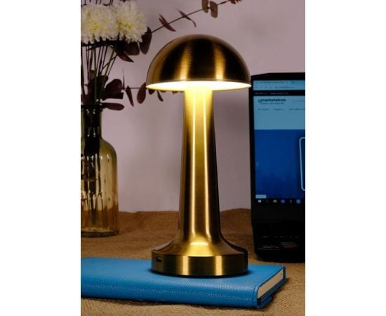 Table lamp rechargeable ACK AF11-00296 3.7W golden