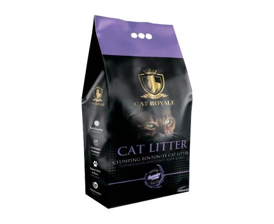 Песок для кошек Cat Royale лаванда 5 кг