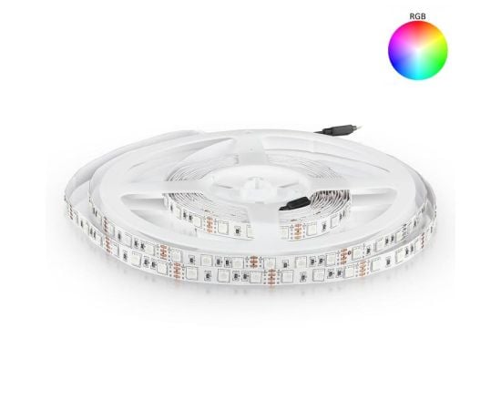 LED ლენტი V-TAC SMD5050 60LEDs RGB 5 მ