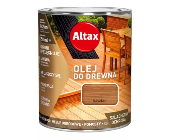 Wood oil Altax chestnut 750 ml