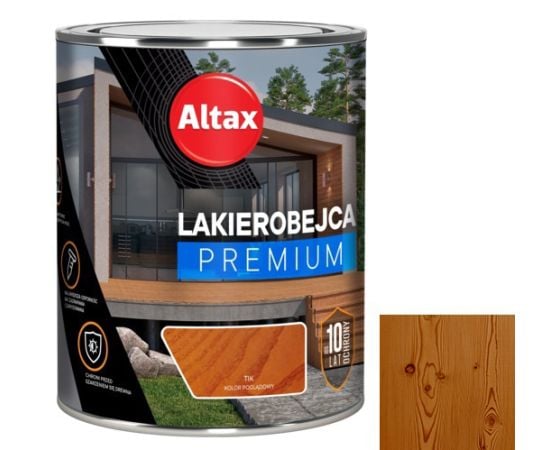 Azure thick-layer Altax Premium teak 0.75 l